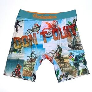 Contenders Mens Motocross Dont Quit Boxer Briefs Tyler D Medium New NIP‎